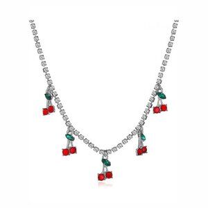 Cherry Necklace Q294